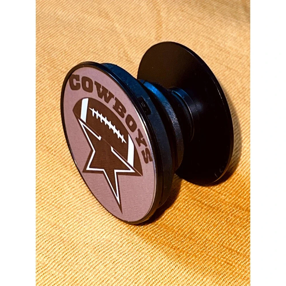 Dallas Cowboys Pop Up Phone Accessory With Super Sticky Glue
